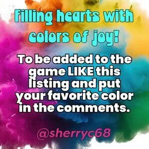 Share Game | Accessories | 6926 Todays Color Is Black Filling Hearts ...
